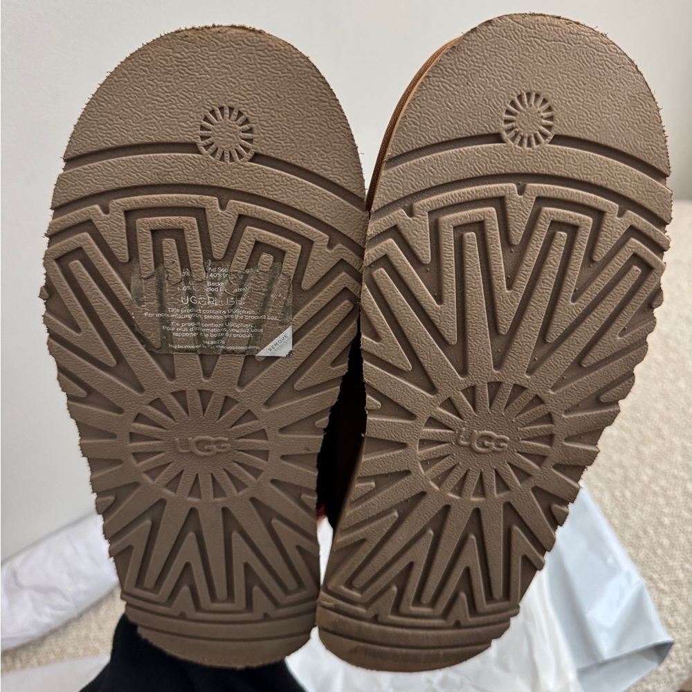 UGG Tazz Platform Slipper Chestnut Size 7 Women - Picture 10 of 11